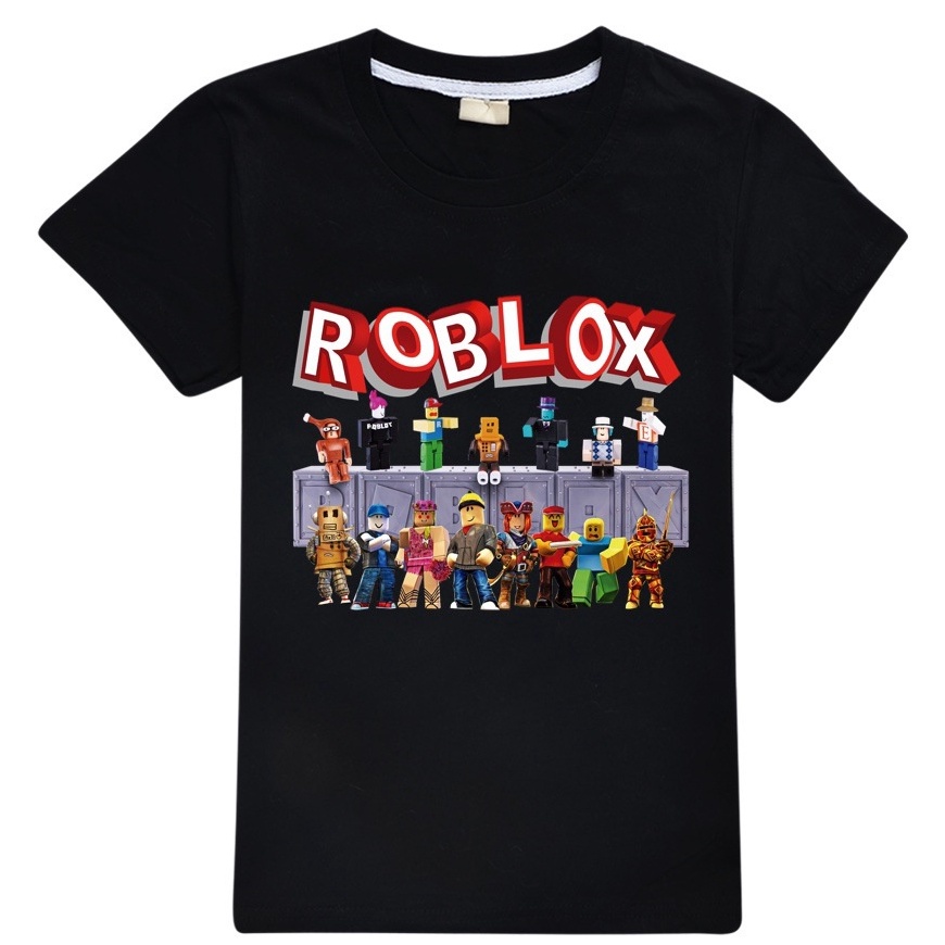 Áo thun bé trai và bé gái in hình Game ROBLOX, Chất liệu cotton thoáng mát mềm mịn, Hình in không bong tróc, SSSHOP