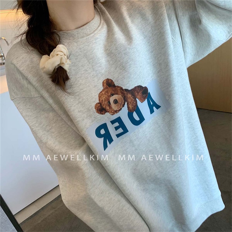 Áo thun nữ dài tay cổ tròn kiểu Hàn Quốc | BigBuy360 - bigbuy360.vn