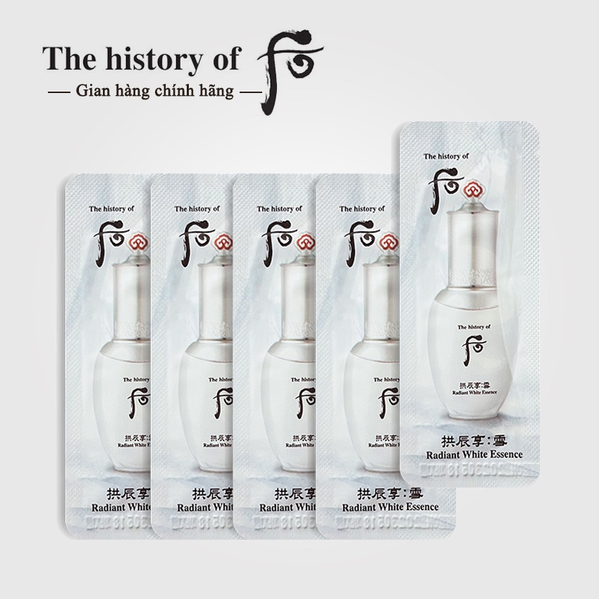 Tinh Chất Trắng Da Whoo Radiant White Essence 1ml/gói - Dưỡng trắng da Whoo