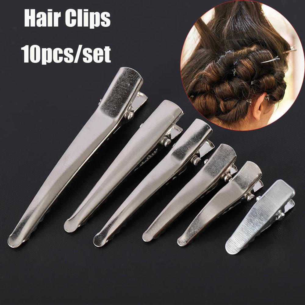 LILYES Kẹp Tóc Màu Bạc Tạo Kiểu Răng Thời Trang Cho Nữ