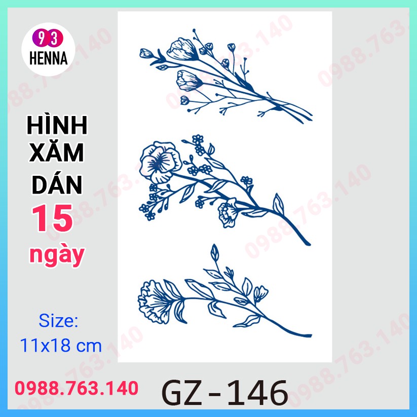 [Hot] Hình Xăm Dán Tạm Thời 15 Ngày không thể tẩy rửa,hình sắc nét giống xăm thật 100%0