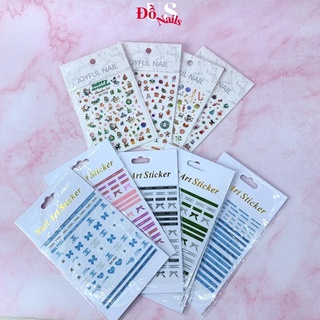 Sticker dán móng trang trí nail họa tiết mới lạ