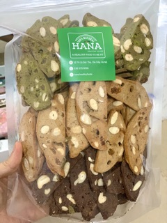 Biscotti ăn kiêng mix Matcha-Vani-Choco 500g