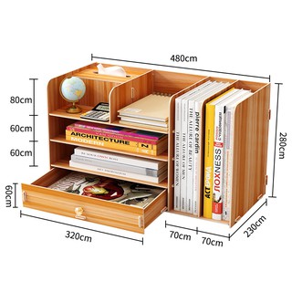 Kệ Sách Gỗ, Giá Sách Gỗ Để Đồ B06