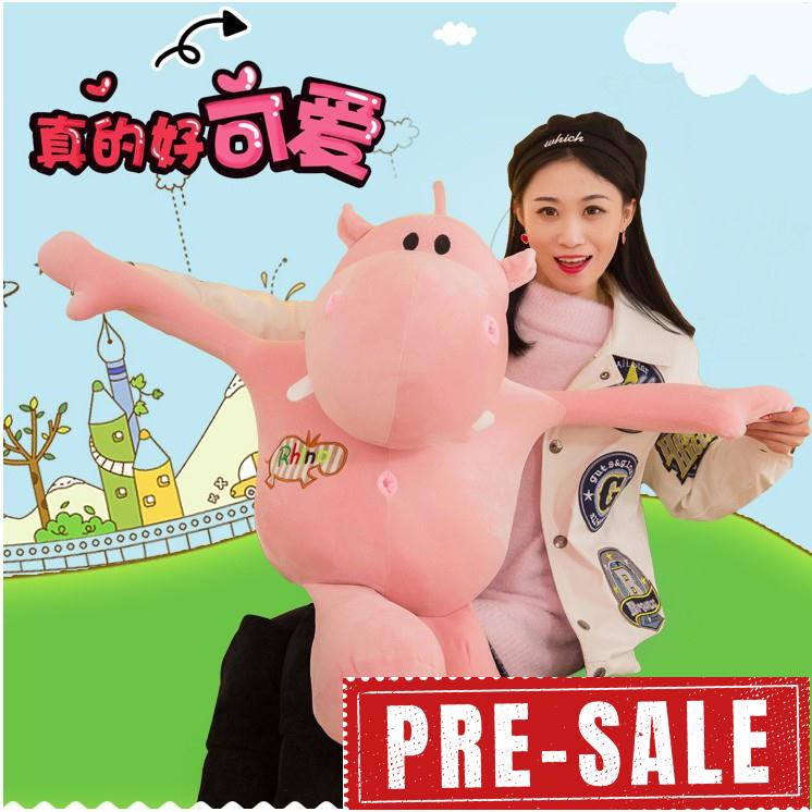 Dễ Thương Thú Nhồi Bông Hình Hà Mã Đáng Yêu Cho Bé