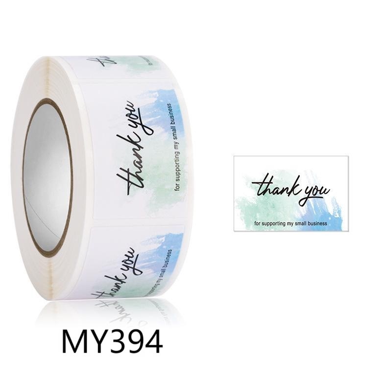 TEMMY392-398_Tem dán chữ " Thank you" >