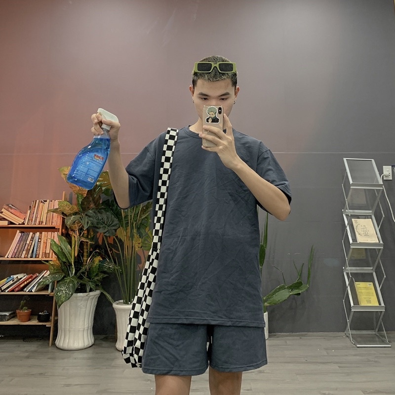 SET BỘ QUẦN ÁO THUN COTTON FULL MÀU FORM UNISEX (hình chụp thật)