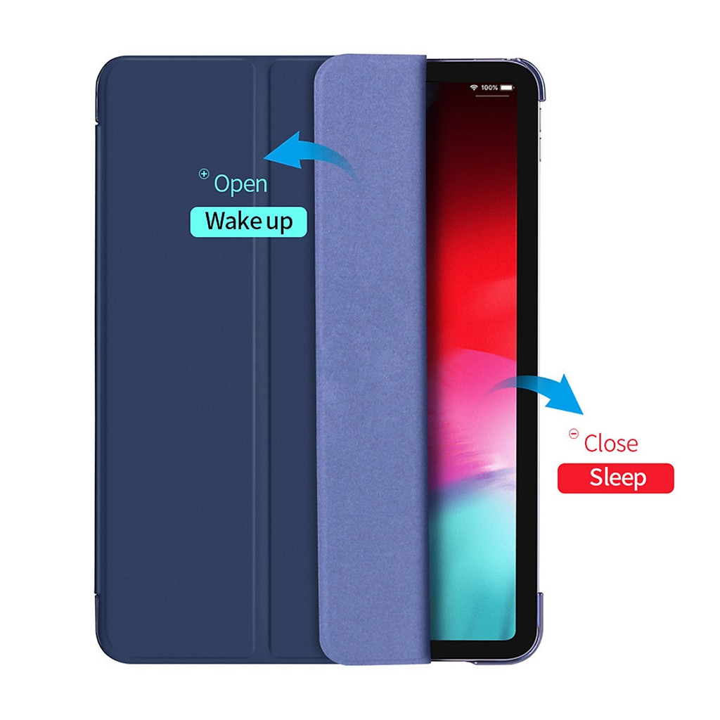 Bao Da Cover Apple Ipad Pro 12.9 Inch 2018 Hỗ Trợ Smart cover