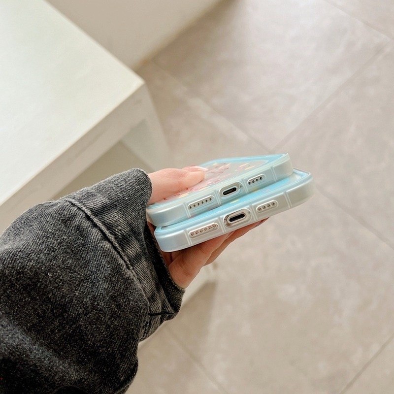 Ốp Điện Thoại Chống Rơi Họa Tiết Hoạt Hình Đơn Giản Cho Iphone 13 12 11 Pro MAX X XS MAX XR 6 7 8 Plus