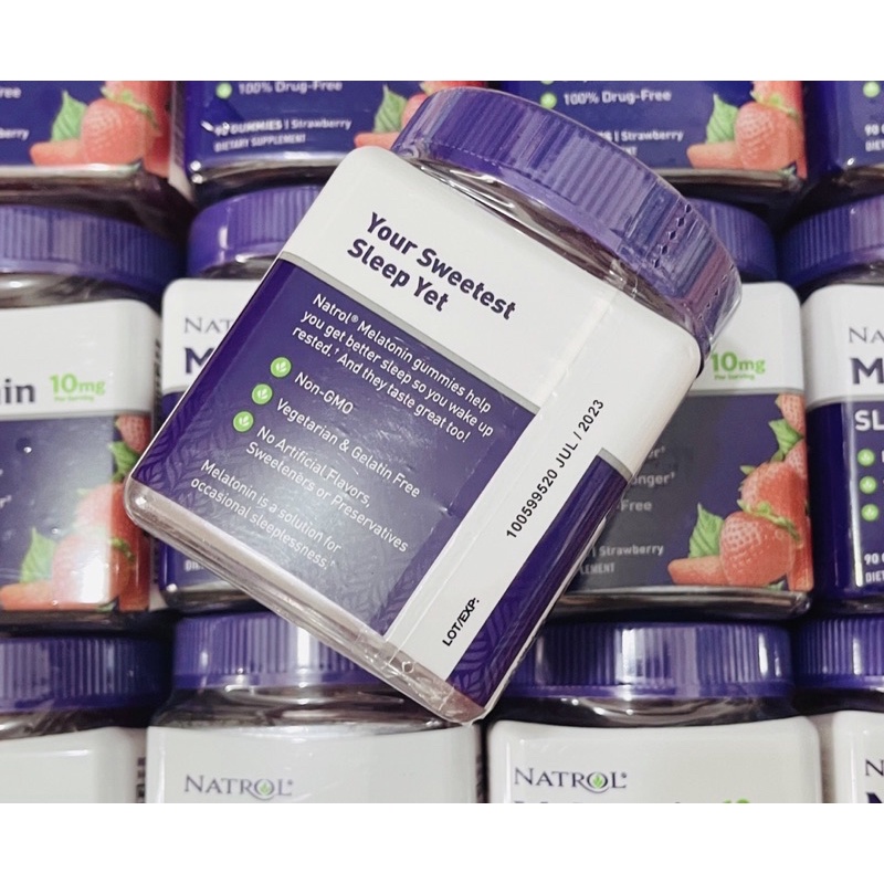 Kẹo ngủ Natrol Gummies Melatonin dinh dưỡng cải thiên giấc ngủ 10mg 140 viên hàng Mỹ • 𝑷𝒆𝒓𝒇𝒕𝒆𝒆 𝑺𝒕𝒐𝒓𝒆