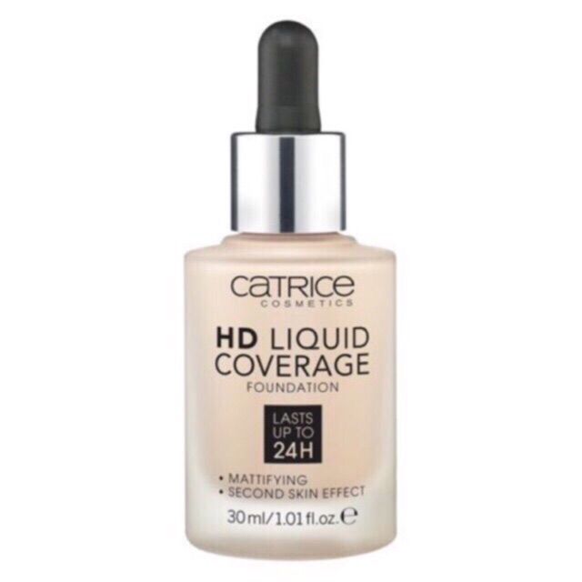 Siêu sale 12/09 Kem nền Catrice HD Liquid Coverage 30ml Đức