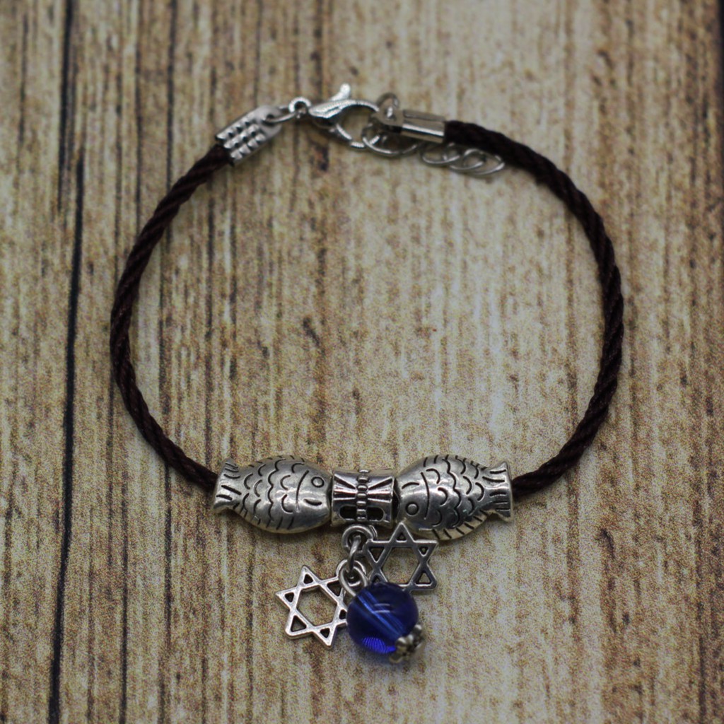 VT52 Vòng tay dây mix charm 5 cái/lốc