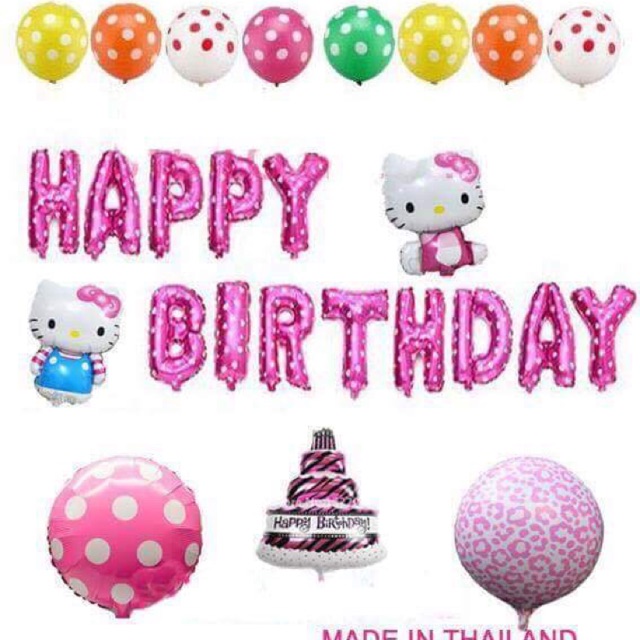 Set happy birthday 9 chi tiết