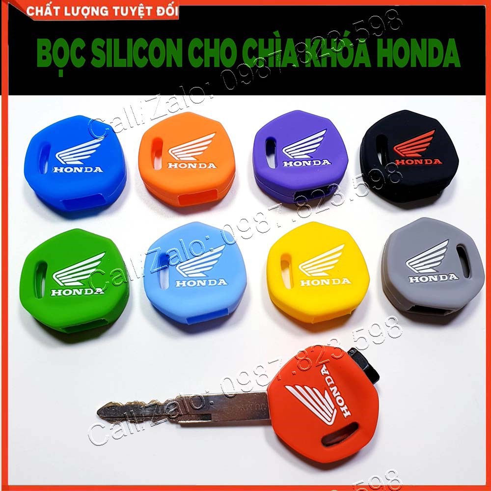 🌵 Cao Su Bọc Chìa Khóa Cơ Mẫu HonDa Vision. PCX, Air Blade, Vario. Wave - FULL MÀU🌵