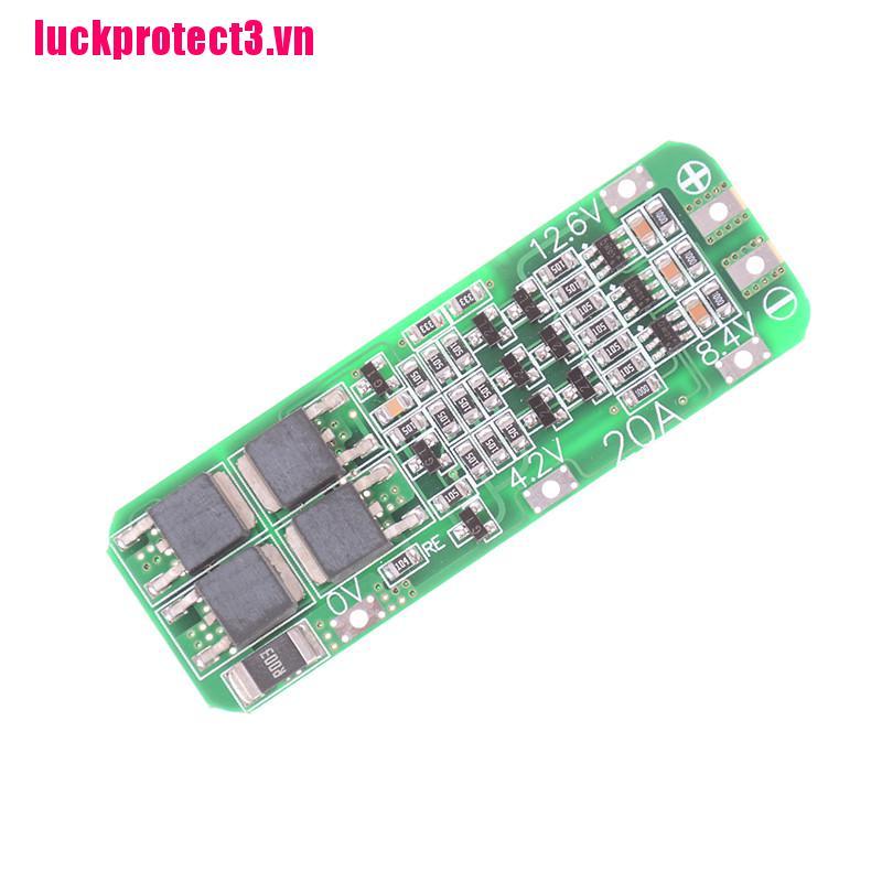 Bo Mạch Bảo Vệ Pin 12.6v 3s 20a 18650 Li-Ion Pcb Bms