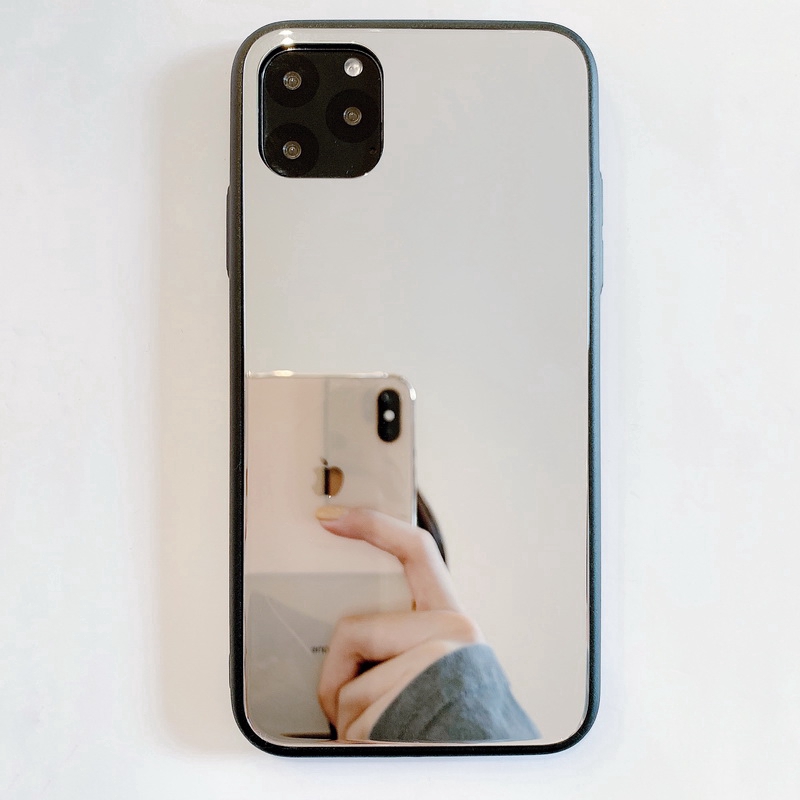 Ốp điện thoại silicon tráng gương chống sốc thích hợp cho iPhone 14 13 12 11 Pro Max 8 Plus 7