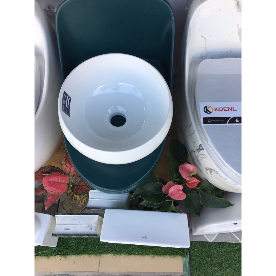 Chậu lavabo rửa mặt đặt bàn tròn mini. đường kính 310mm