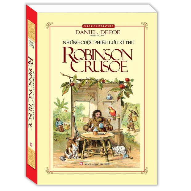 Sách - Những cuộc phiêu lưu kì thú Robinson Crusoe ( Bìa mềm )