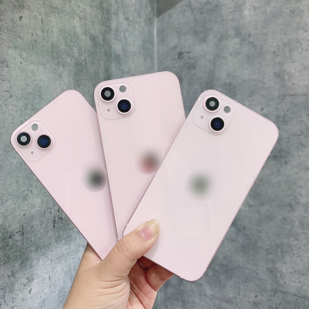 Vỏ Độ XR lên i.p.h.o.n.e 13 HỒNG PASTEL siêu HOT 2022 | TẶNG bộ phím, khay sim & led độ