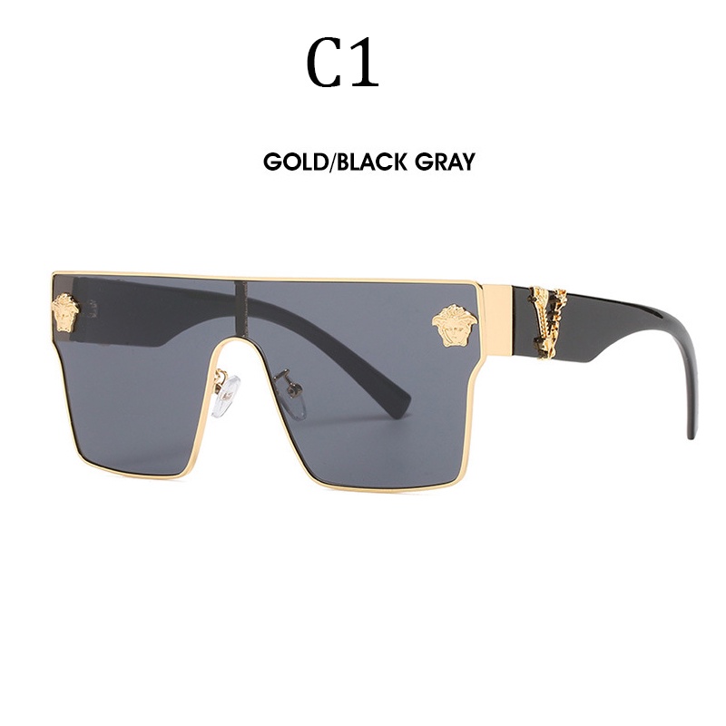 Kính Mát Versace Vuông Nhiều Màu Sắc Phong Cách Retro Thời Trang