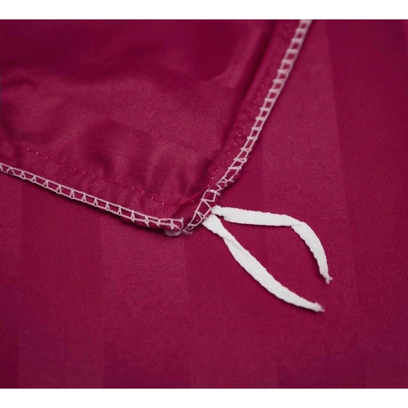 Bộ chăn ga gối cotton kẻ sọc 3F cao cấp chuyên dòng khách sạn( hỗ trợ bo chun mọi size giường)