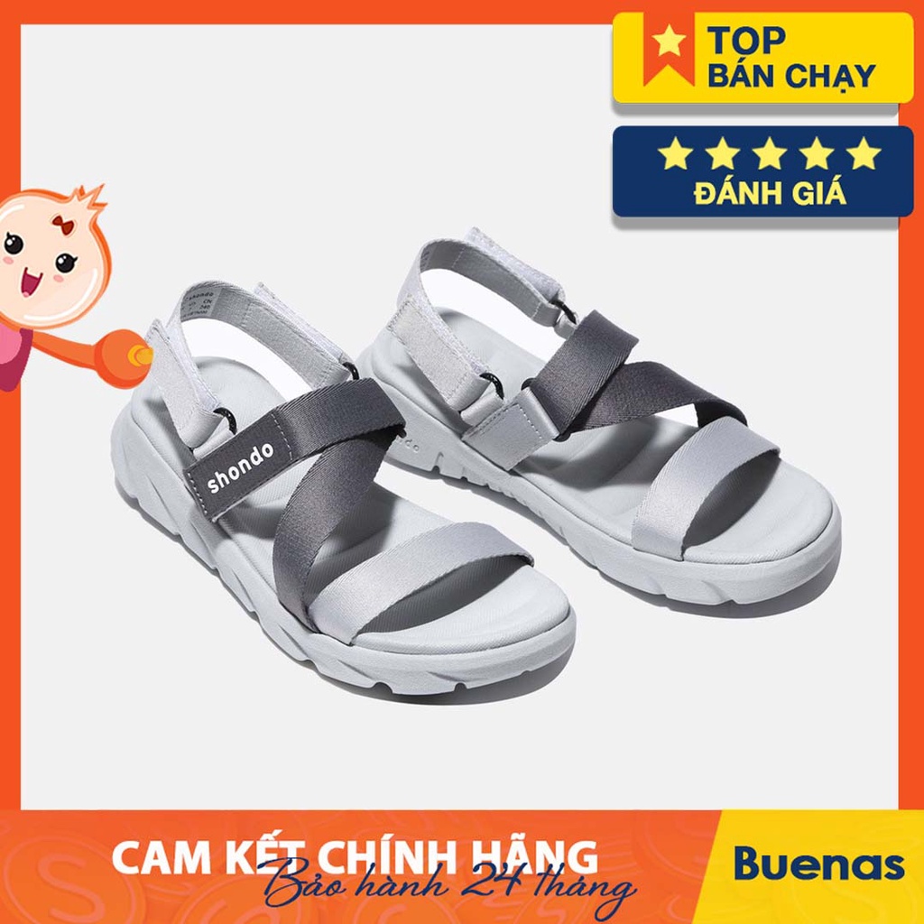 Sandal shat nam nữ F6 Sport F6S2120 đế ghi ombre xám giày dép shondo Việt Nam