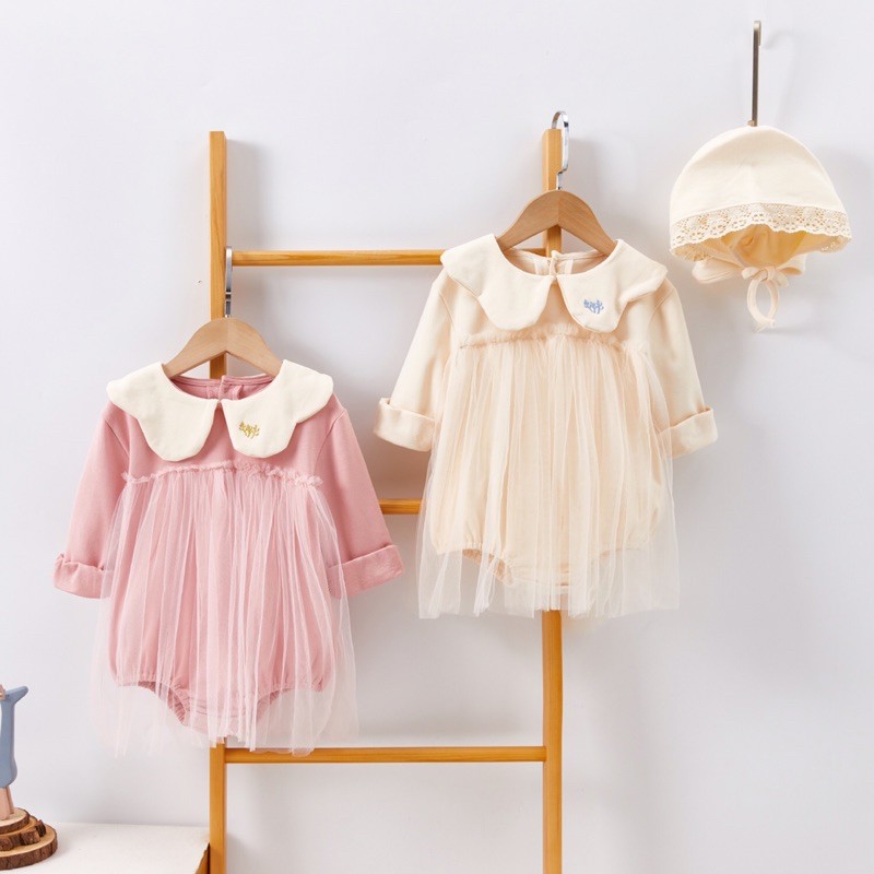 Body váy công chúa kèm mũ cực đẹp