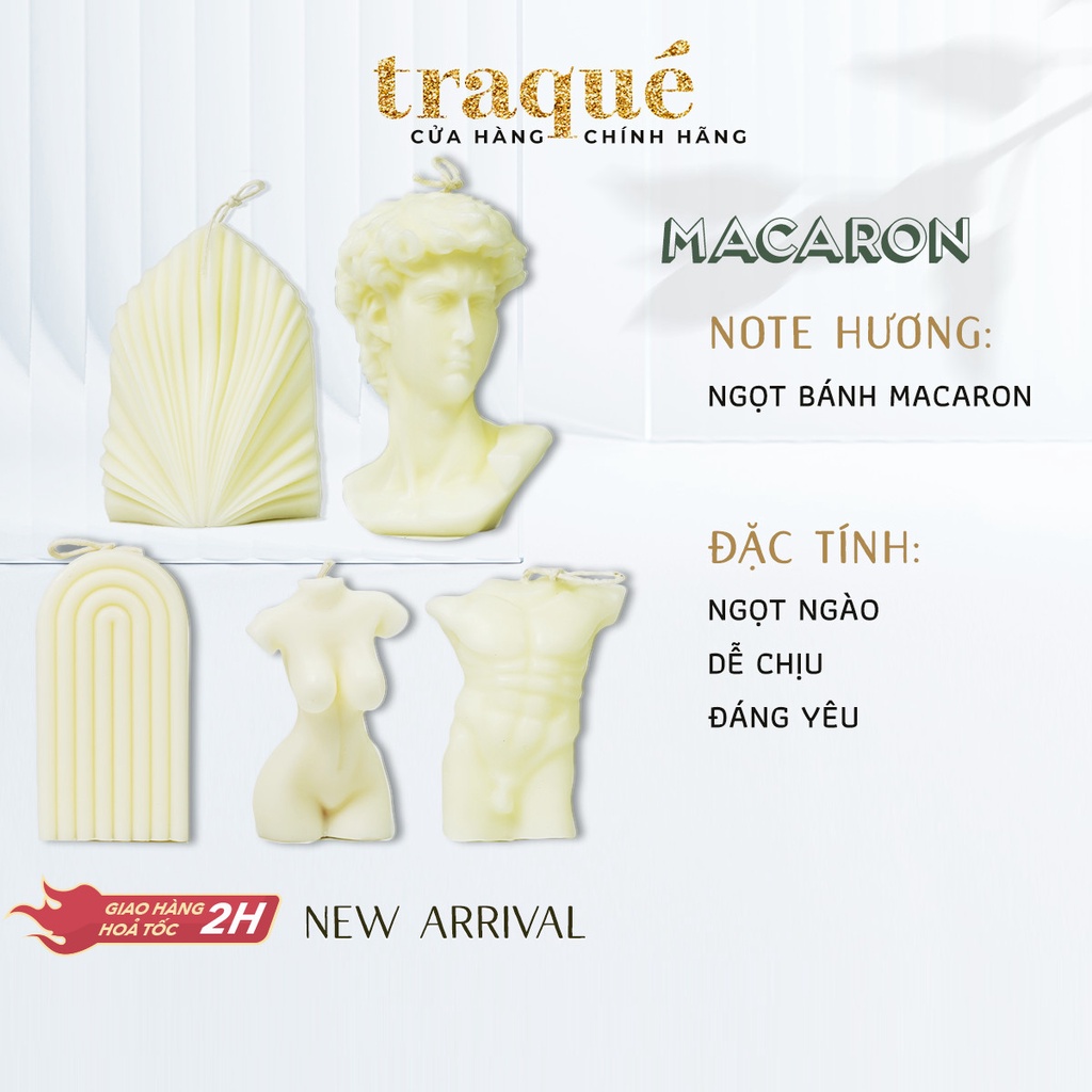 Nến thơm decor tạo hình ADORA - MACARON