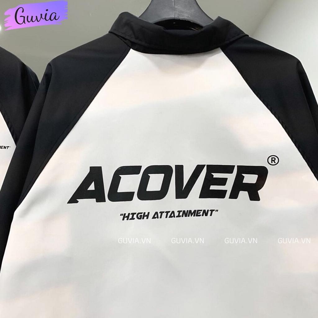 Áo Khoác Bomber Dù ACOVER Nam Nữ Ulzzang Unisex Kiểu Form Rộng 2 Lớp Jacket GUVIA