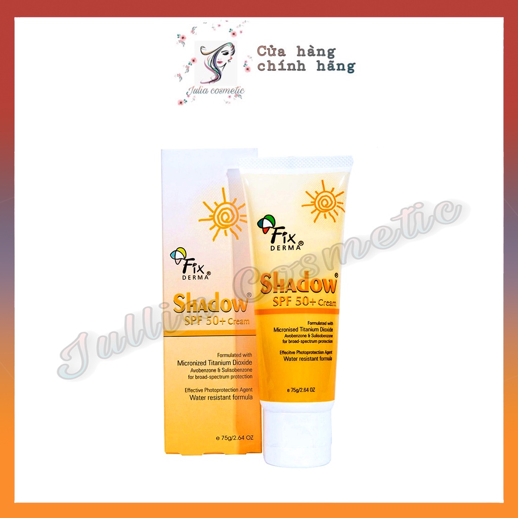 Kem Chống Nắng Fixderma Shadow SPF 50+ (75gr)