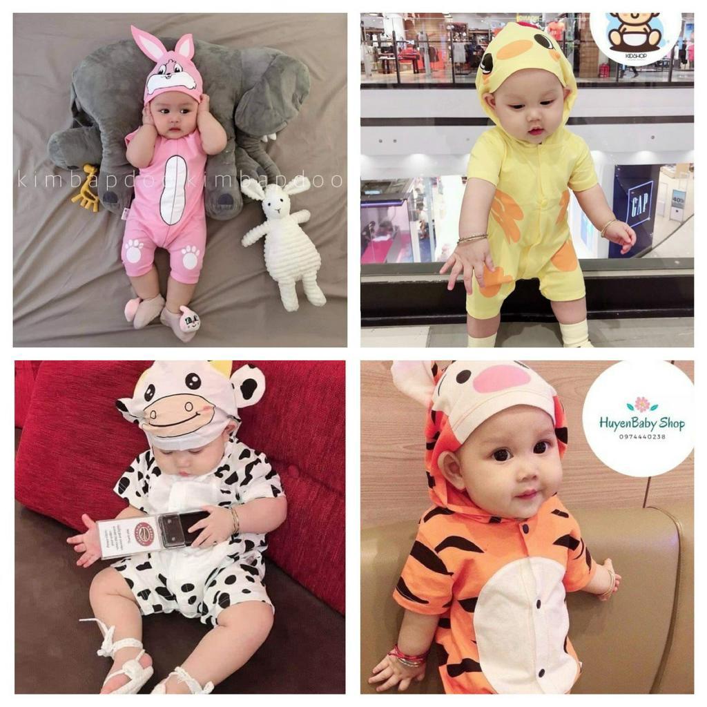 SALE BỘ BODY THÚ NGẮN XINH XẮN CHO BÉ SIZE 4-16KG
