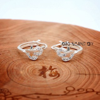 Bông tai bạc cho bé gái PVN39