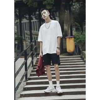 Áo thun tay lỡ trơn Basic tee