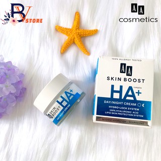 Kem dưỡng ẩm aa skin boost ha+ của aa cosmetic