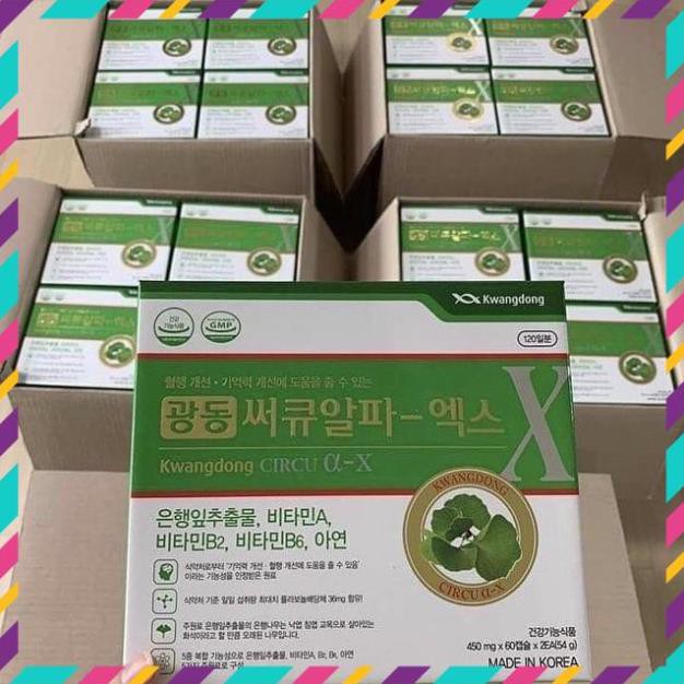 Viên uống bổ não Kwangdong Circu hộp 120 viên của Hàn Quốc | BigBuy360 - bigbuy360.vn