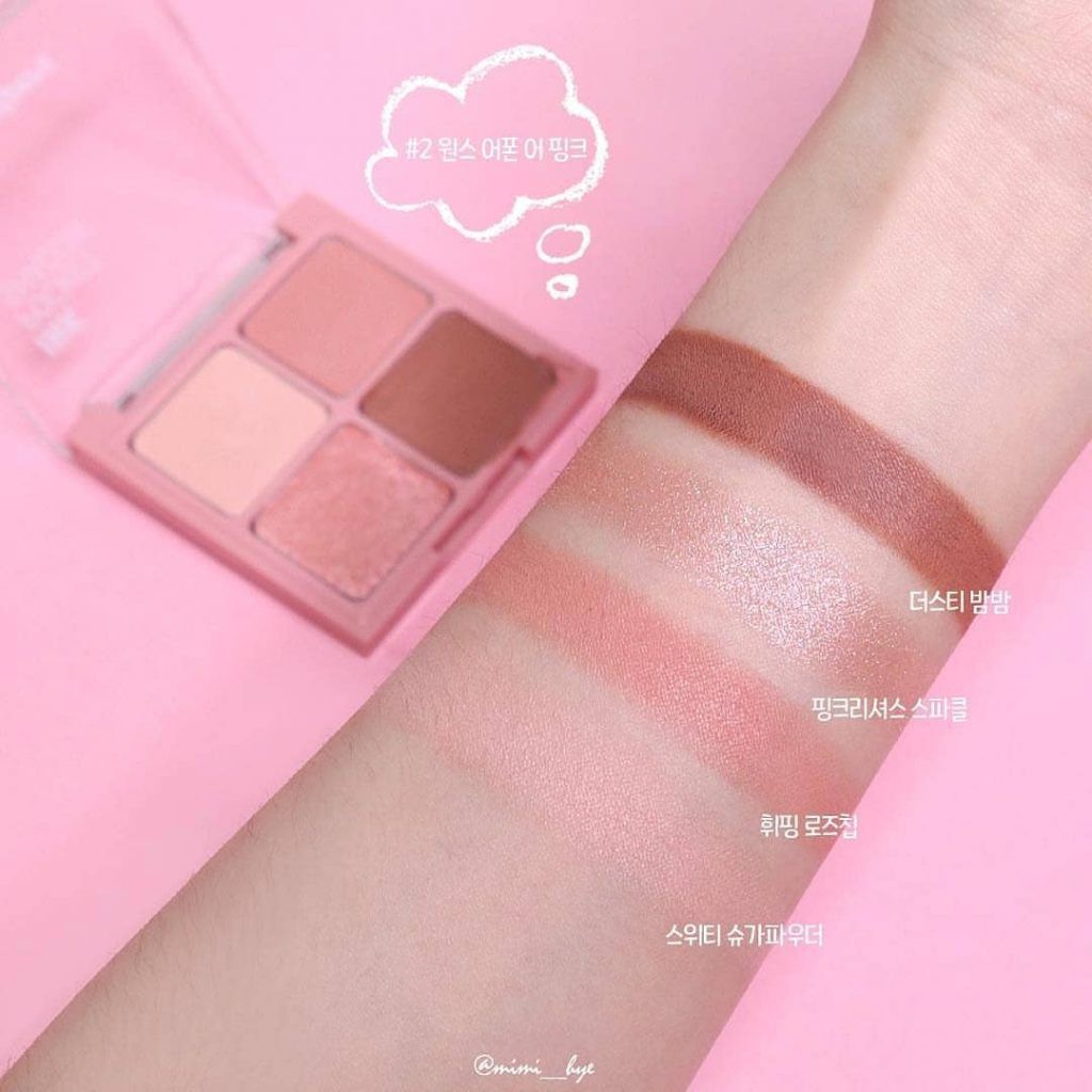 Phấn mắt 4 ô Ink Pocket Shadow Palette Peripera 8g siêu dễ thương - CSTOREVN