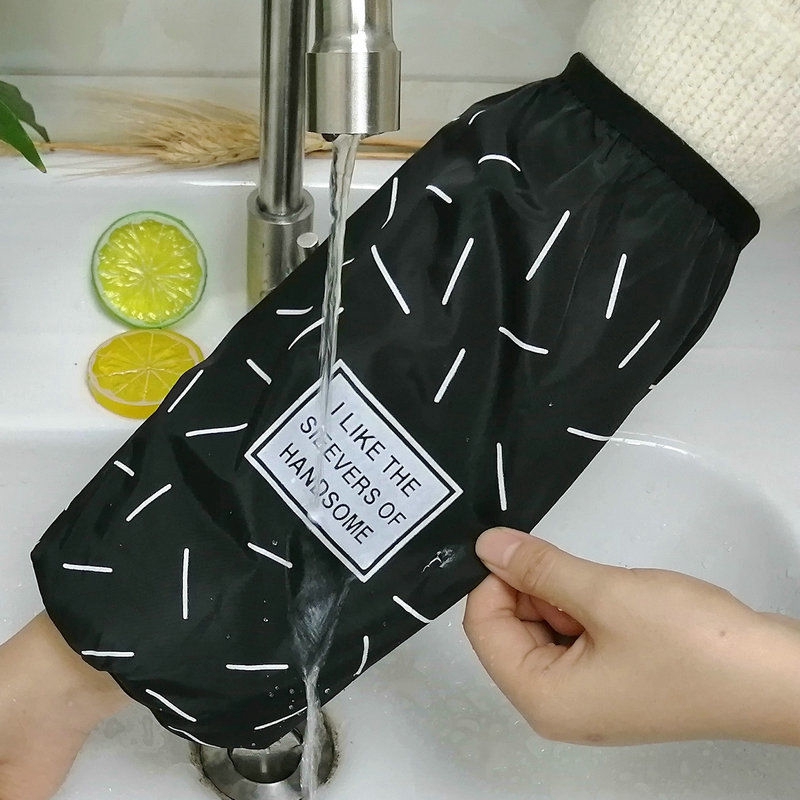 1 cặp găng tay mềm mại chống thấm nước chống dầu chống bẩn bảo vệ tay khi nấu ăn