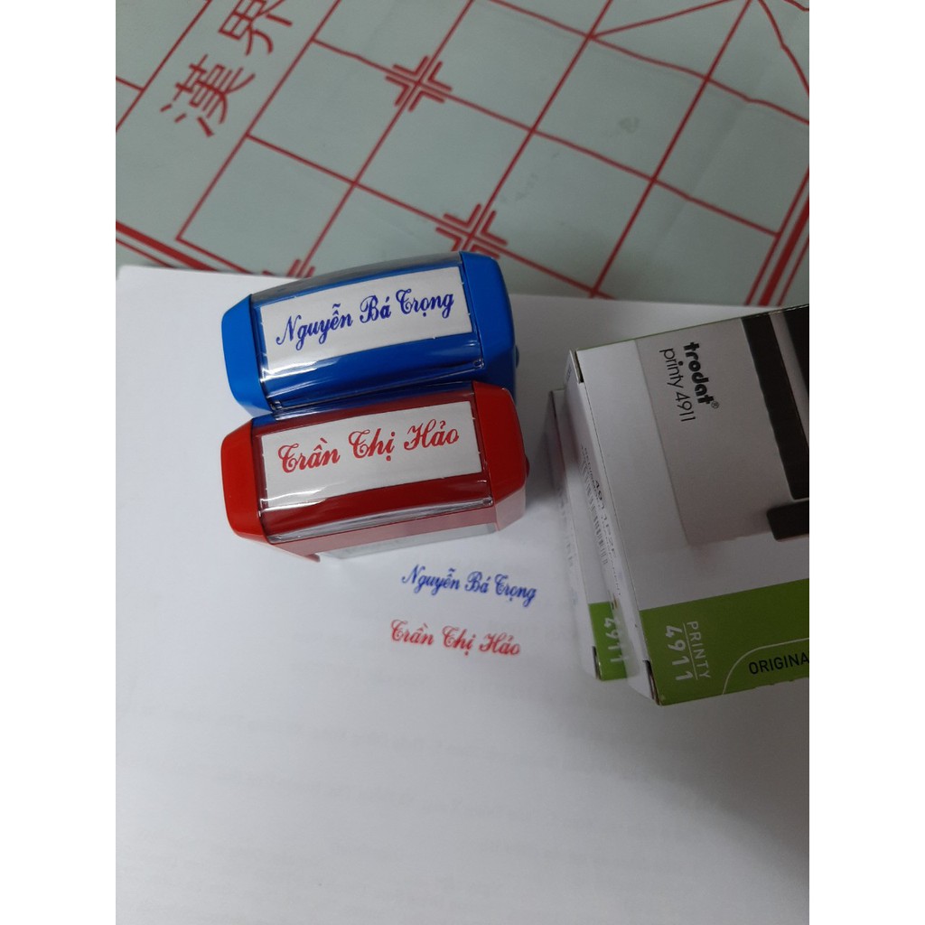 Khắc dấu tên theo yêu cầu