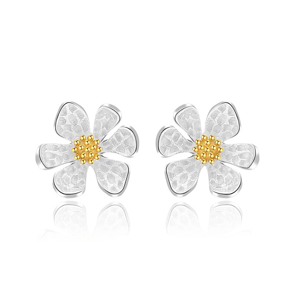 Khuyên Tai Hình Hoa Nhỏ Đơn Giản Thời Trang Hàn Quốc Mới Cho Nữ