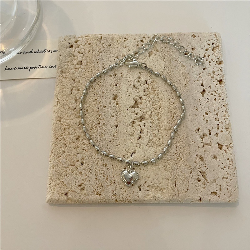 Vòng Tay Mặt Trái Tim Đơn Giản Thời Trang