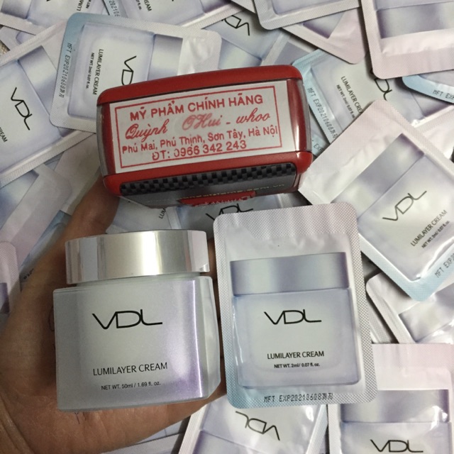 Combo 10 kem dưỡng trắng da, dưỡng ẩm VDL
