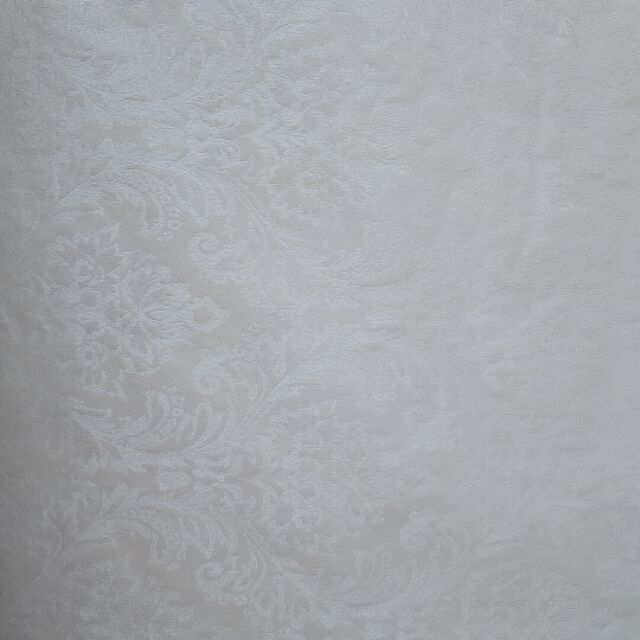 Giấy dán tường hoa văn châu âu trắng sang trọng khổ 60cm