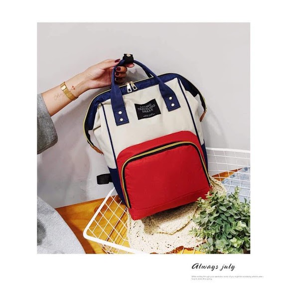 Balo Bỉm Sữa Đựng Đồ Đa Năng Cho Mẹ Và Bé.