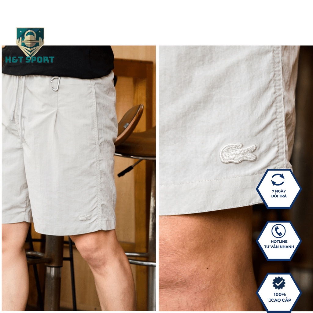 Quần Short Nam, Quần short Lacoste Co Dãn, Đồ Thể Thao Cao Cấp Htsport