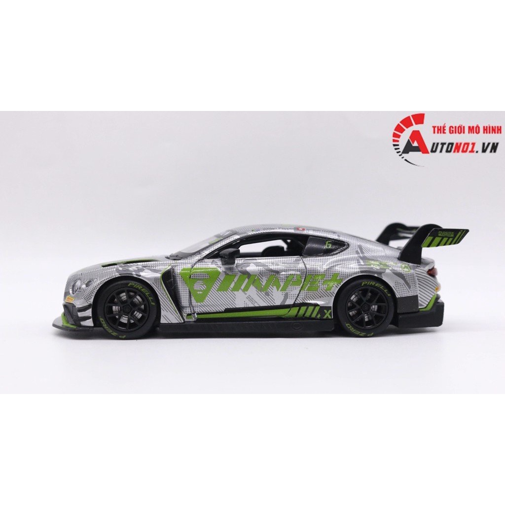 MÔ HÌNH XE BENTLEY CONTINENTAL GT3 2018 BLANCPAIN GT SERIES ASIA 1:32 MAKEDA 7781