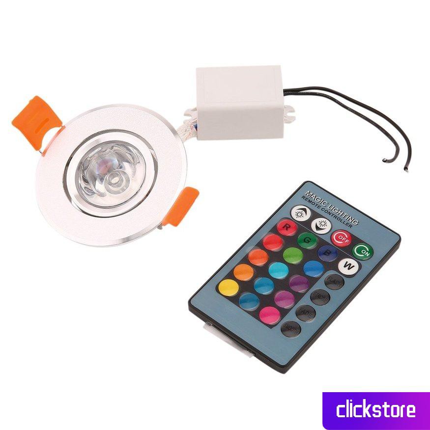 Đèn Led 3w Rgb Gắn Trần Nhà