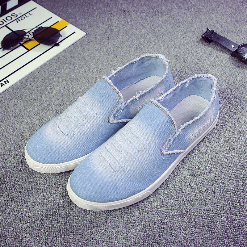 Giày lười vải bò nam trẻ trung cá tính - GIÁ RẺ KỊCH SÀN | BigBuy360 - bigbuy360.vn