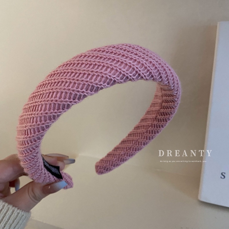 Băng Đô Len Màu Kẹo Ngọt Thời Trang Hàn Quốc Đơn Giản Dễ Phối Đồ