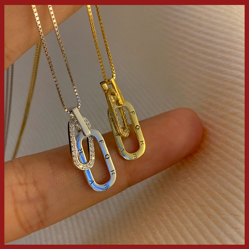 Vòng cổ Mặt Chữ Mạ Vàng 18K Mới