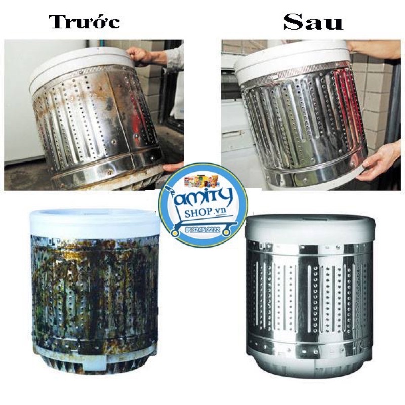 SỈ 17K - Tẩy vệ sinh lồng giặt Sandokkaebi Hàn Quốc 450g